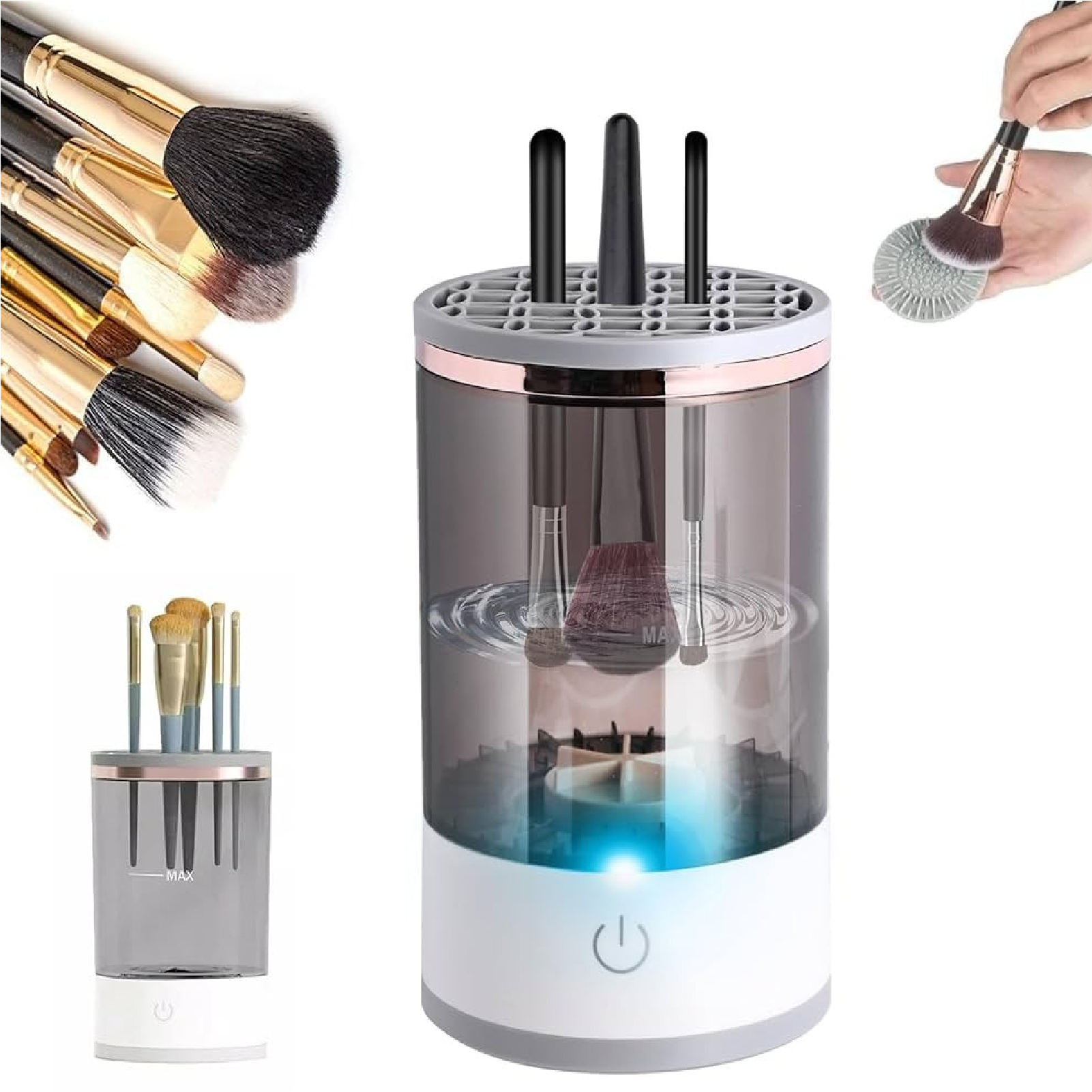 Gray helmet for bikers