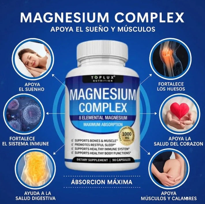 Magnesium Complex | Suplemento de Magnesio | Colombia