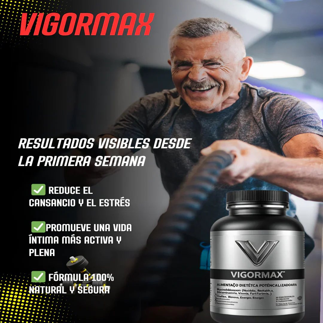 Vigor Max - Suplemento natural para la energía, la resistencia y la vitalidad masculina